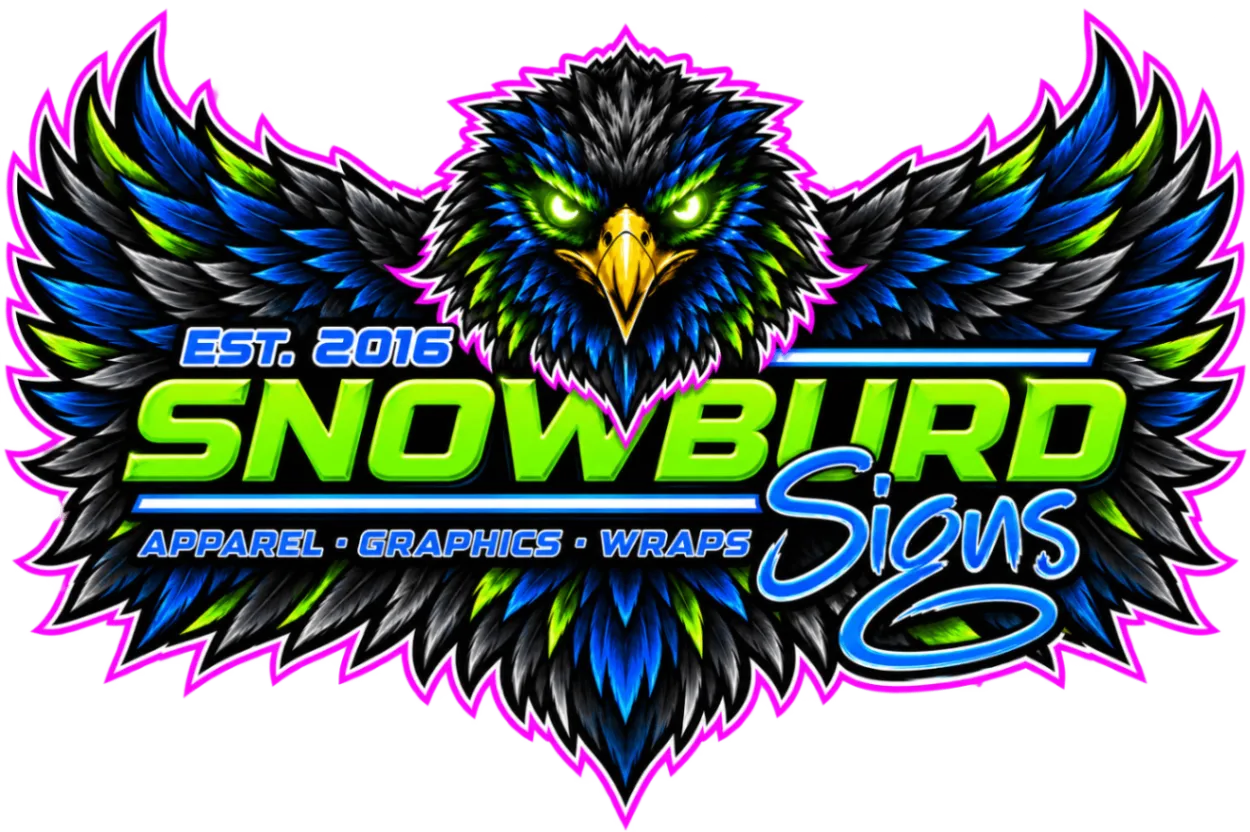 Snowburd Signs eagle logo